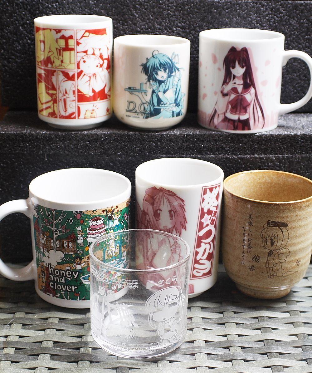 

[USED] Da Capo Limited Edition COSPA Mug Plenaire s Outing by Takehito Harada, Not for Sale, Toranoana Comiket Bonus, Fuun Iriya Castle Teacup Set