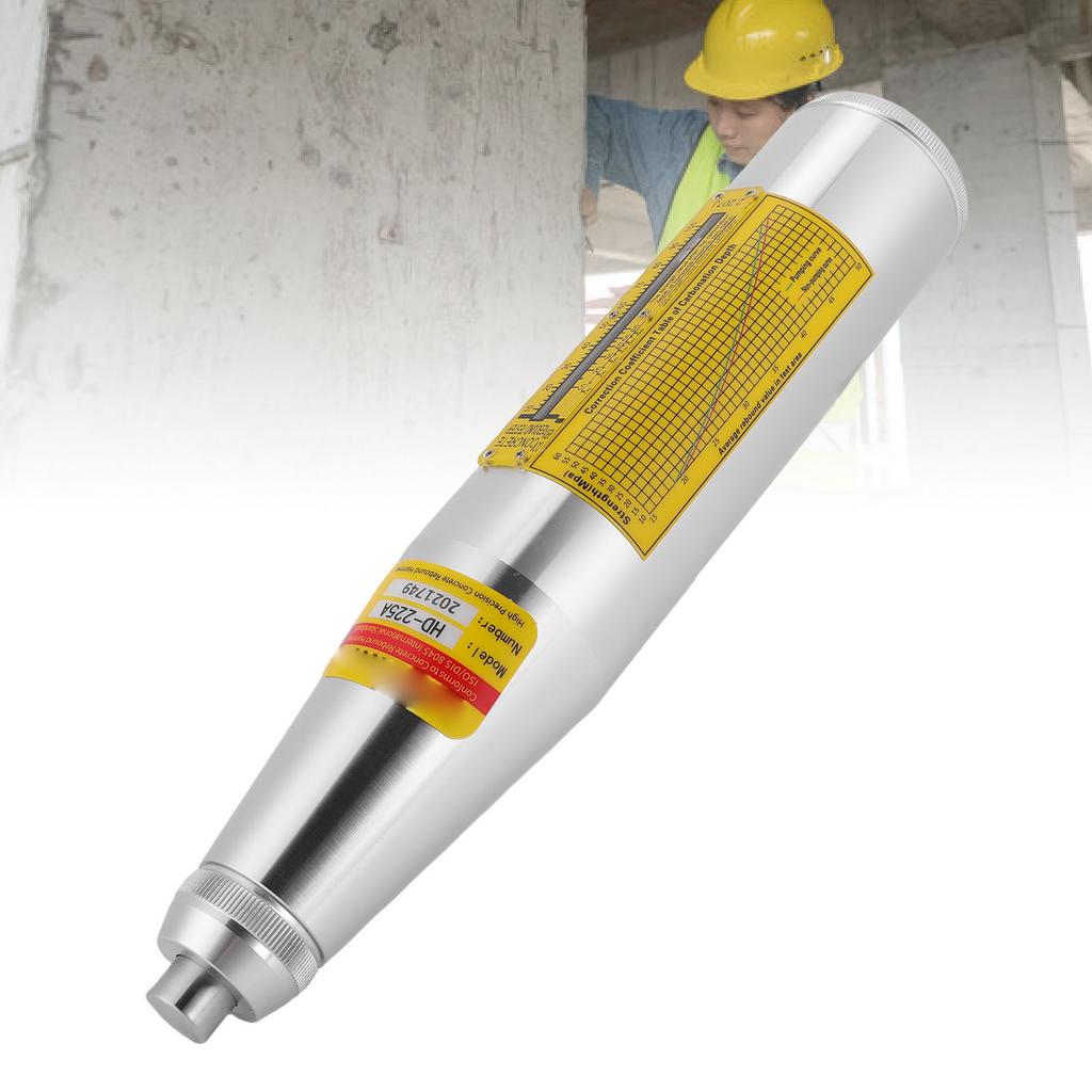 Beton Hämmerprüfer 10-70MPa 1450-10150psi Resiliometer Betonfestigkeitsprüfer für Gebäudewand Straße Brücke