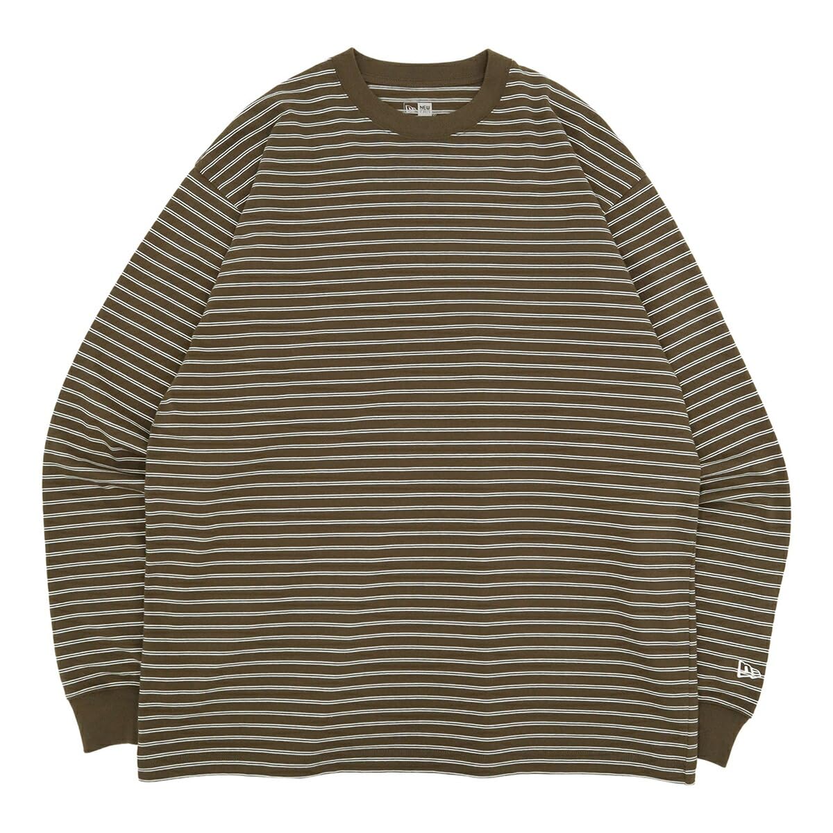 

Футболка с длинным рукавом и крупной бахромой Moss XL LS OS CT TEE MICRO BORDER MOS [New Era]