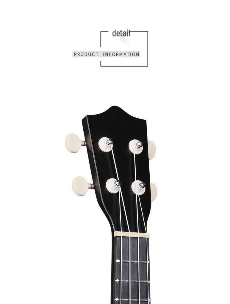 21palcová barevná ukulele pro začátečníky Mini kytara Plastový hudební nástroj