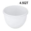 25cm For4.5 Qt Tilt-Head Stand Mixers Silicone Bowl Red, Black, White Bowl Liners Mixers Heat-Resistant, Food-Grade Accessories