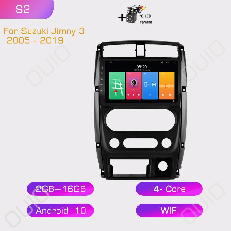 2din Android10 Car Radio Multimedia Player Carplay Auto GPS Navigation DSP NO DVD For Suzuki Jimny 2007 2008 2009 2010-2012