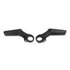 Mountain Bike Handlebars Bar Ends 1 Pair Carbon   3K L Shape Ergonomic Road Bike Bar Ends for 22.2mm Bike Handlebar