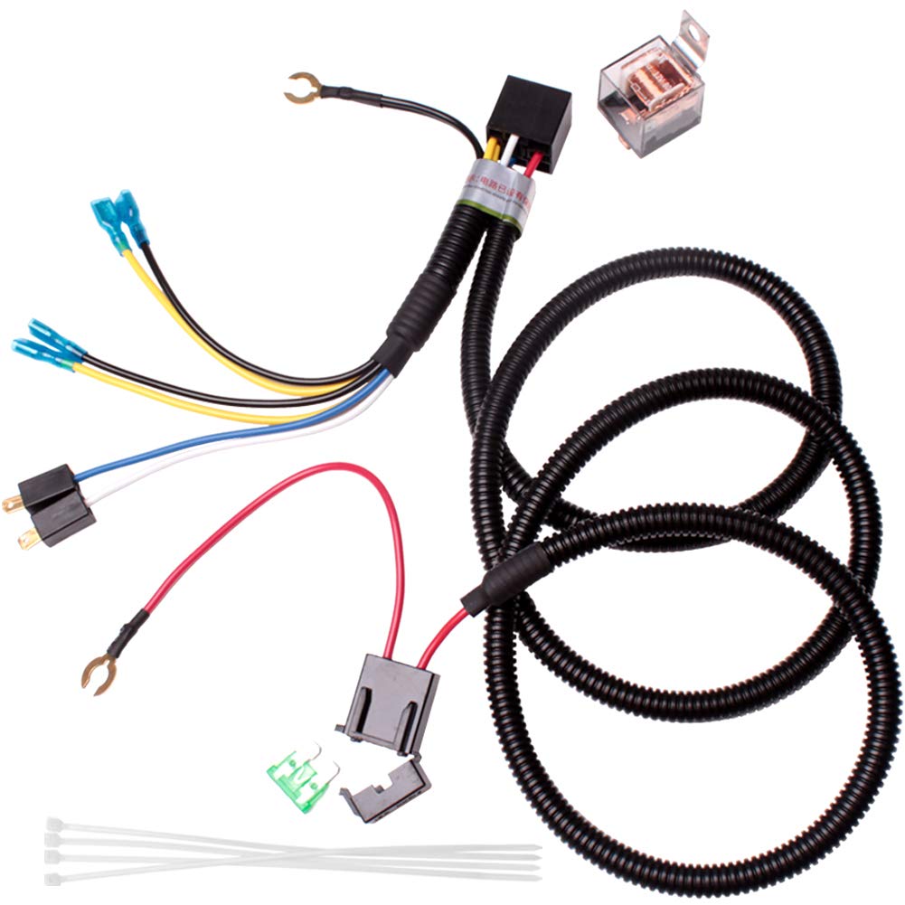 FARBIN Horn Harness Converts a Single Horn to an Aftermarket Dual Universal Horn Conversion Cable with Easy Horn and Customization Dual Horn Deluxe