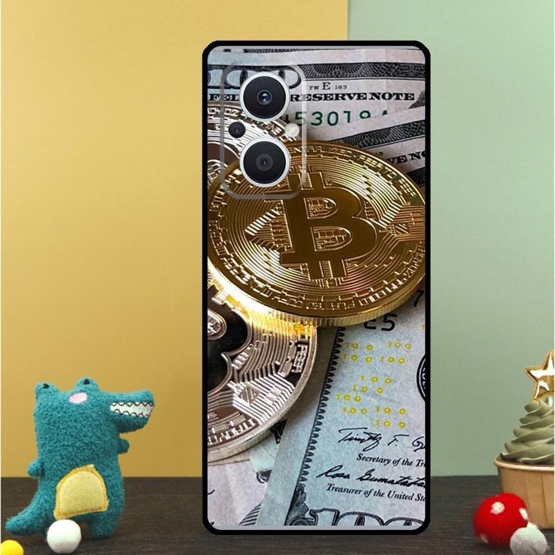 Bitcoin BTC Case For OPPO Reno 7 8 10 Pro 13 13F 12 11 F 8T OPPO Find X8 Pro X6 X3 X5 Lite Cover Shell