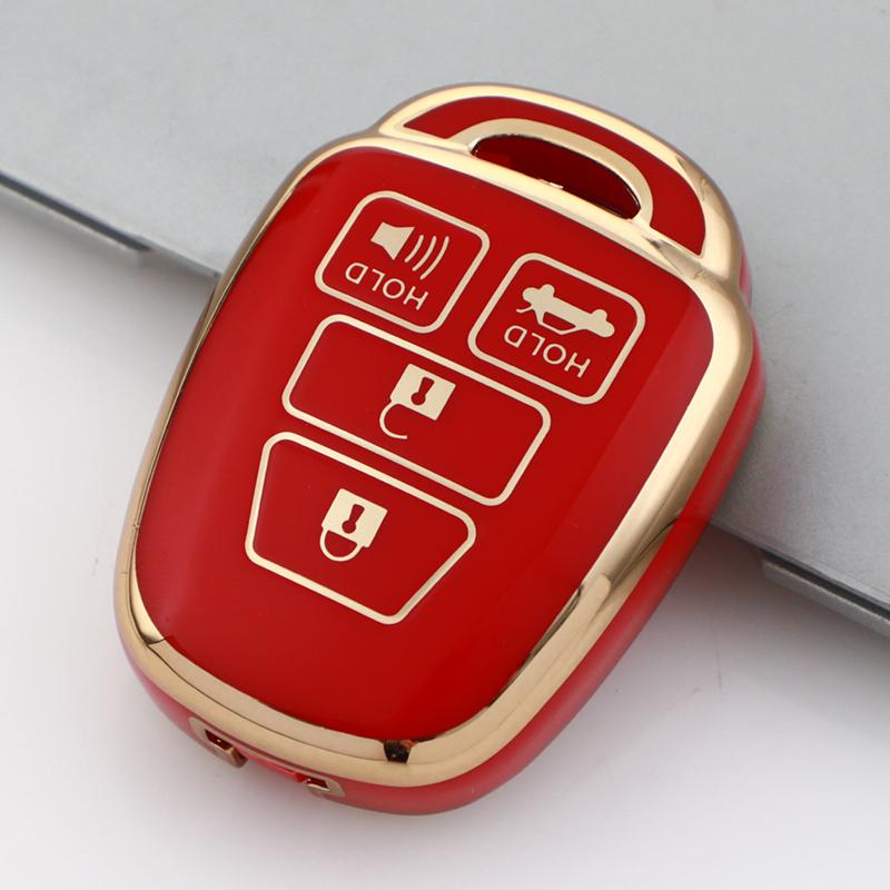 Tpu Car Key Cover Case For Toyota Corolla Camry 2014 2 3 4 Buttons Remote Key Shell Fob Accessories