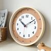 Simple Wall Clocks Modern Creative Silent Clock  Living Room Study Solid Wood Clocks Early Childhood Education Cartoon Clock