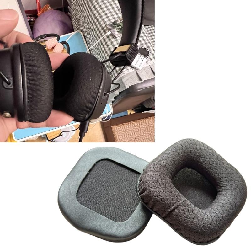 Durability Soft Ear Pad Secures fit Sweatproof Replacement Ear Covers For I & II Headphones Earpads Secures Fit