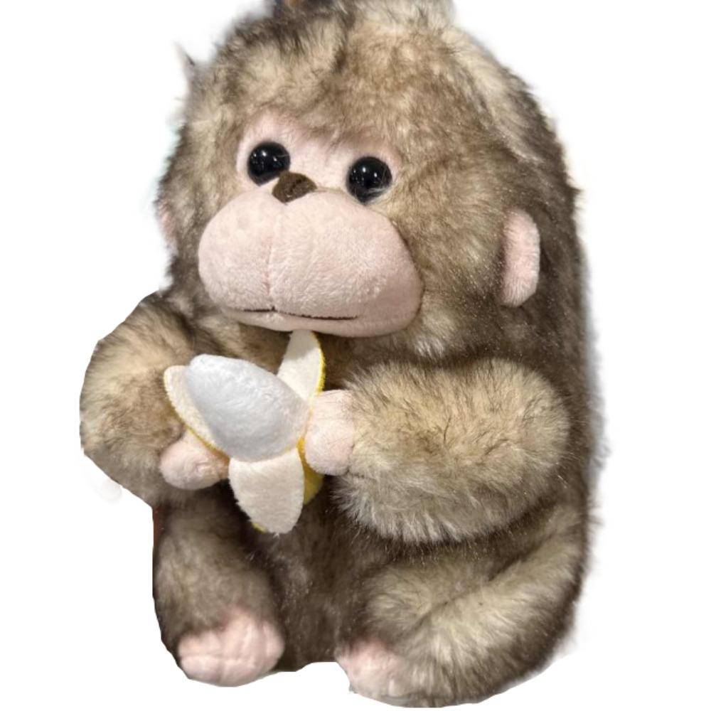 PP Cotton Banana Monkey Plush Toy Fluffy Banana Monkey Doll Funny Monkey Stuffed Doll  Kids Gift