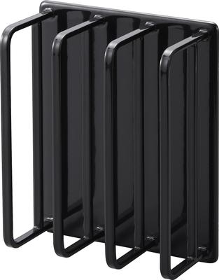 Yamazaki Magnet Bathroom Bath Lid Dry Hanger Black W11 X D5 X H13cm Tower Bath Lid Storage Easy To Dry 3956 Approx.