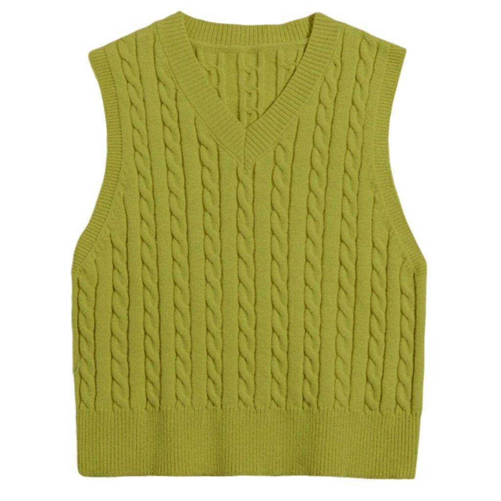 New Sweaters, Women's Knitted Vests, Pullovers, V-neck, Vest Sweaters, Versatile Tops