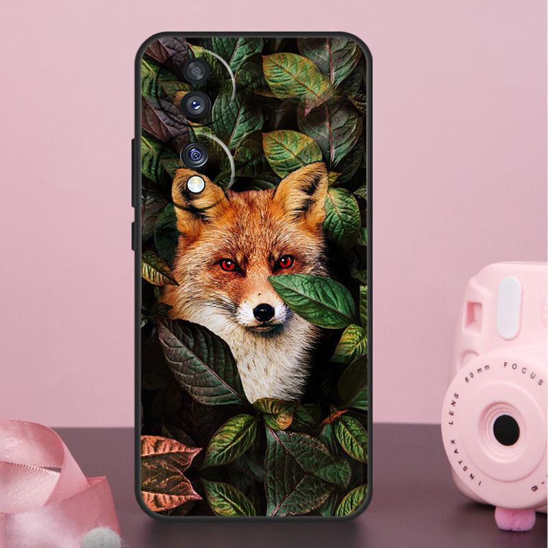 Cute Fox In Autumn Case For Honor 200 400 Pro 50 70 90 X9a X9b X9c X9d X8b X8c Win Magic 7 Lite 5 6 8 Pro Cover