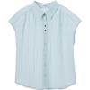 Betu Women's Short Sleeve Turn-Down Collar Shirt