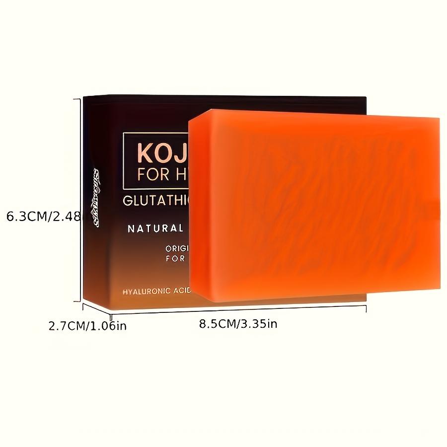 Ručně vyráběné papájové mýdlo s kyselinou tranexamovou, rozjasňující mýdlo na obličej a tělo