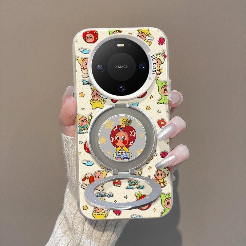 Applicable to Huawei mate80promax mobile phone case new model with bracket mat70 fun female full screen star doll
