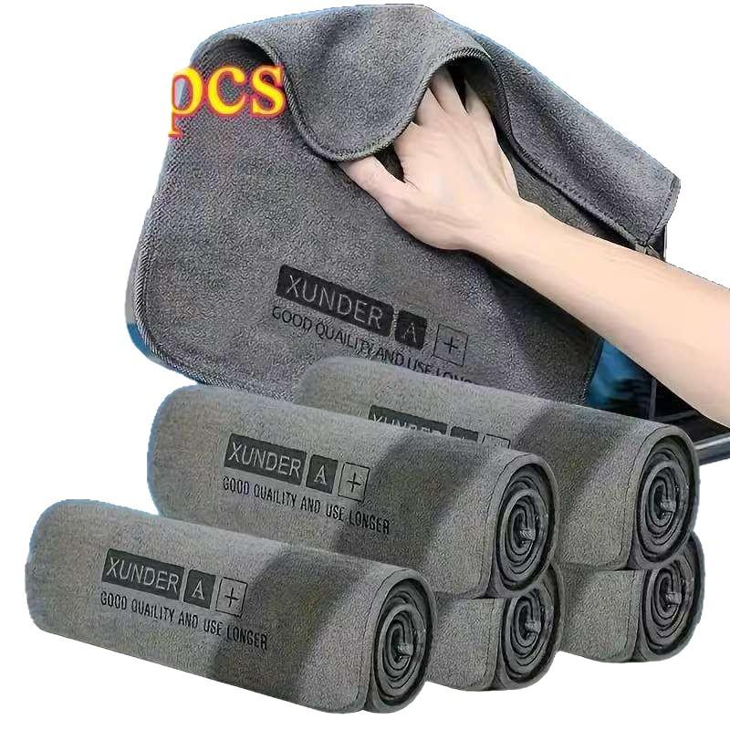 Microfiber Edge Lint-Free Car Drying Towel - Quick-Drying & Absorbent