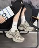 Platform Dad Shoes Women's 2025 Autumn New Mesh Breathable Women's Shoes Casual Versatile Running Shoes Ultra-light Sports Shoes