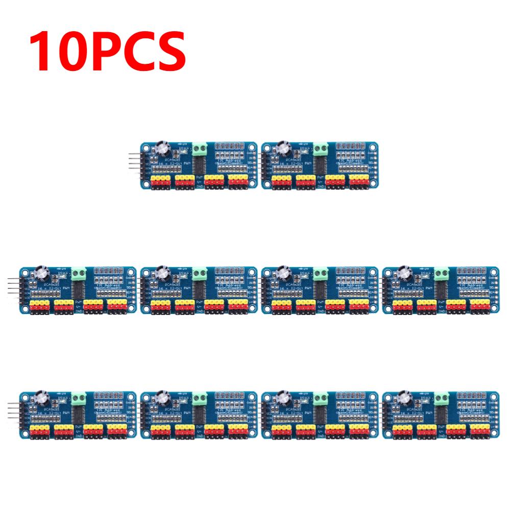 1-50X PCA9685 Driver Module IIC Interface 16 Channel 12-Bit PWM Servo Motor Driver Board Controller for Arduino Robot