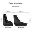 Kia Picanto 2011-2018 Soft Tire Mud Flap