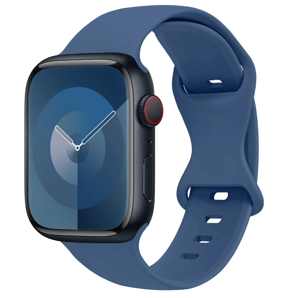 Silikonarmband für Apple Watch Band 45mm 44mm 41mm 40mm 42mm 46mm ultra 49mm Sportarmband correa series 11 7 8 9 10 4 3 5 6 se