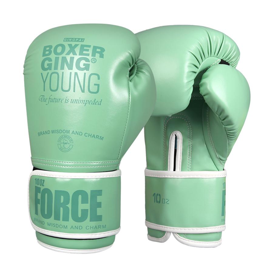 GINGPAI Professional 6oz-12oz PU Leather Boxing Gloves for Women and Children Free Fighting Sanda MMA Muay Karate Outdoor Use