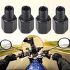 Motorcycle Mirror Conversion Adapter 4pcs Bike Mirror Adapter Screw Conversion Adapter M8/M10 Height Adjustment