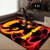 1PC Custom Name Devilish Neon Creature Theme Floor Mat Ideal for Living Room, Game Rooms, Office, Bedroom,Floor Mat Playful Design168