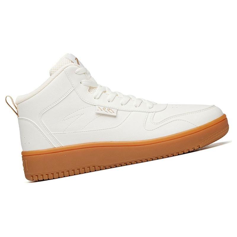 Anta Comfortable Versatile High-Top Skate Shoes Men Sneakers Ivory-White 912038010-13