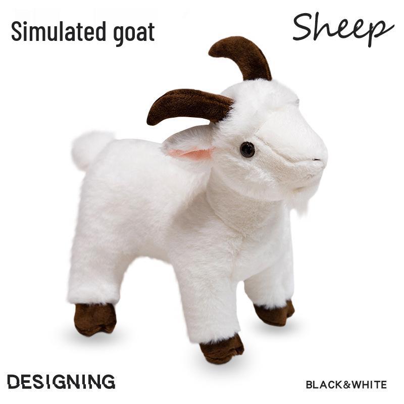 Goat & Sheep Plush Toy | Zoo Doll for Gifts, Events & Displays