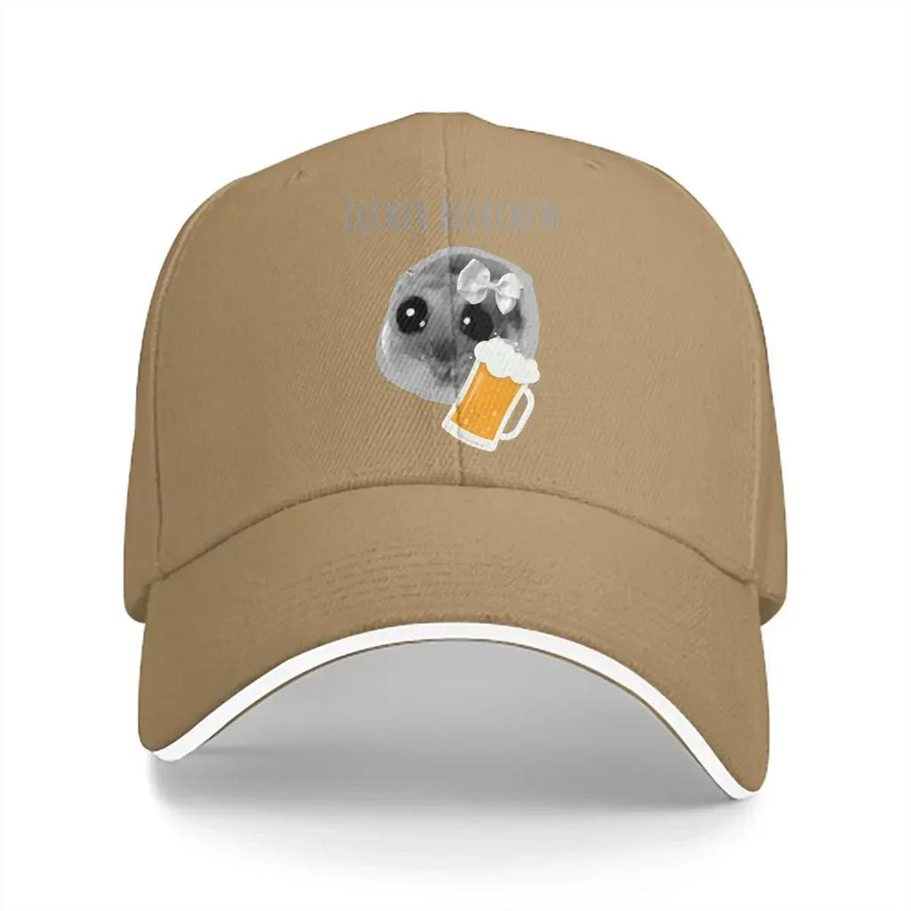 Delicious Beer Baseball Caps Peaked Cap Sad Hamster Sun Shade Hats for Men Women