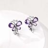Fashion Copper Ear Clips, Fashionable Personalized Butterfly Shape Zircon No Ear Piercings Earrings