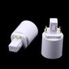 3Pcs 4 Pin Conductive G24 To E26/E27 Socket Adapter G24Q Lamp Base Adapter G24Q To Medium Light Socket Converter
