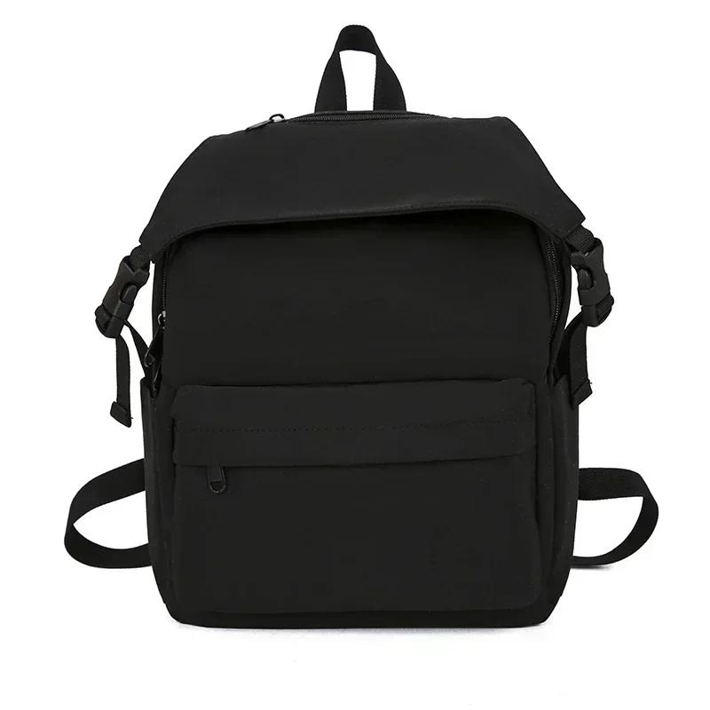 

Повседневный нейлоновый женский рюкзак с застежкой-молнией, прочный, новый, элегантный, унисекс, школьная сумка, универсальный