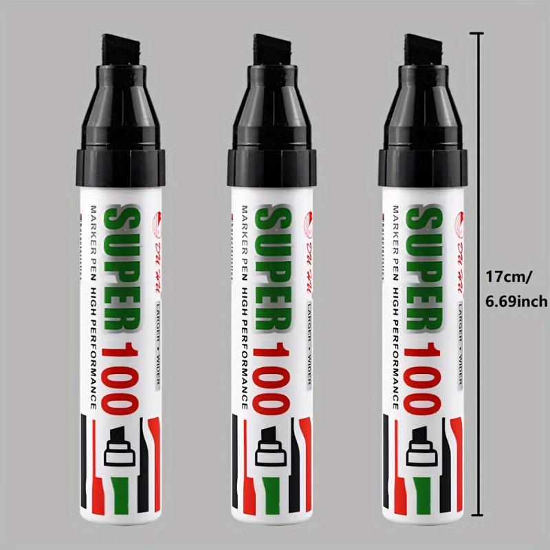 1PC Extra Wide Chisel Tip Jumbo Marker - Permanent, Identity Theft Protection & Privacy Guard for Addresses and Secrets
