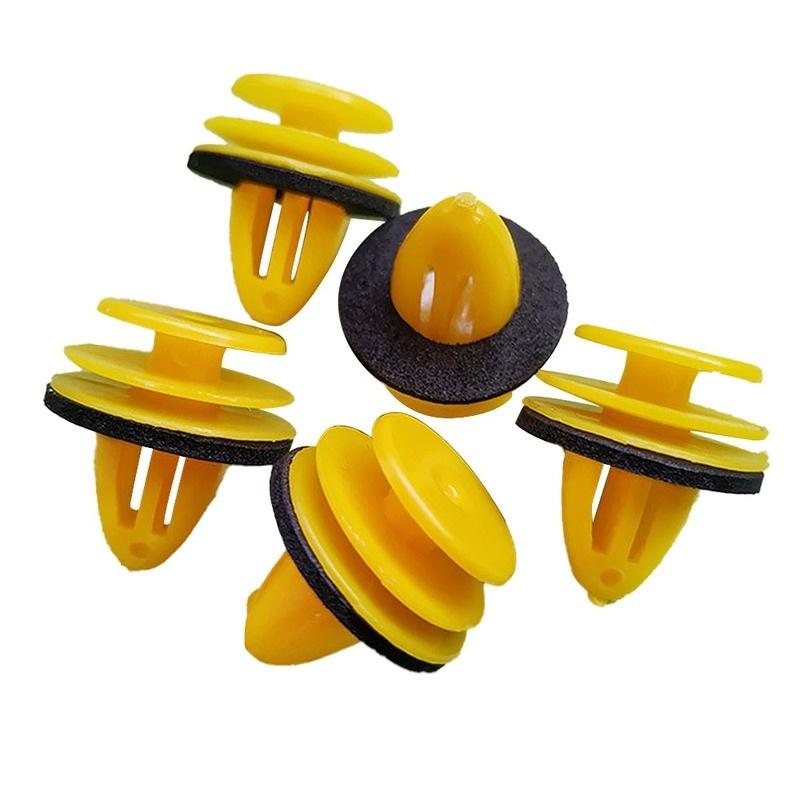 100 Pcsdoor Trim Panel Retainer Clips Fastener Hole Rivets For Accent Qashqai J10 Car-Styling Accessory