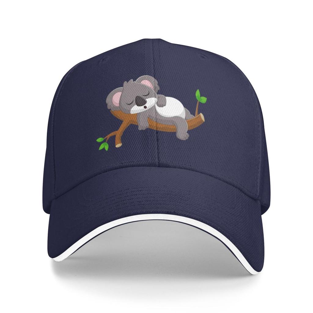 Unisex Baseball Hats Cartoon Koala Is Sleep Outdoor Streetwear Summer Sports Baseball Caps Hip Hop Cap Casquette Hats
