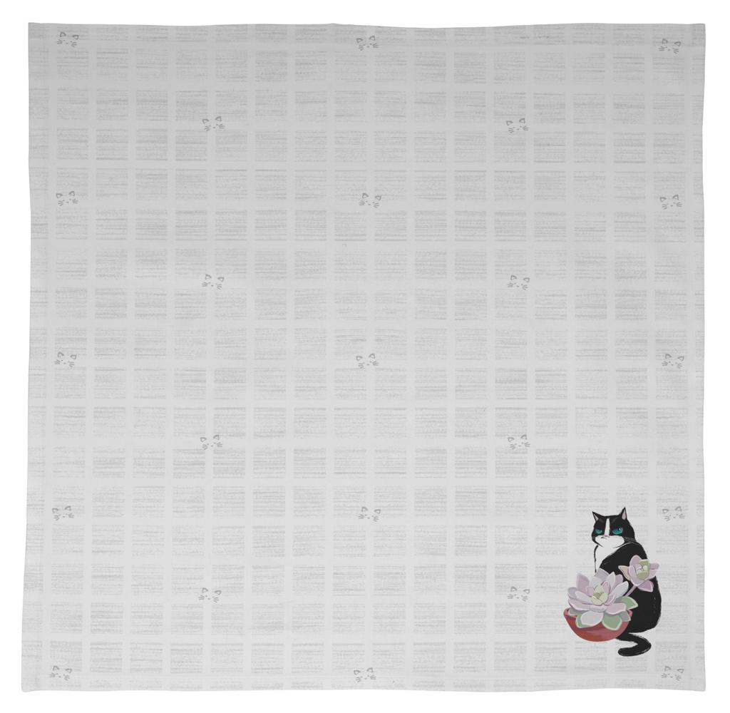 Vargottam Napkins  Florals  Print, Premium Quality Dinner  Napkins, 100   Cotton, Set of 4 Reusable  Napkins  Set, Size 20X20
