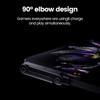 2 In 1 Cable PD240W Type C To Type C Fast Charging Foldable Bracket Cable Built-in Desktop Holder Wire For iPhone Samsung Xiaomi