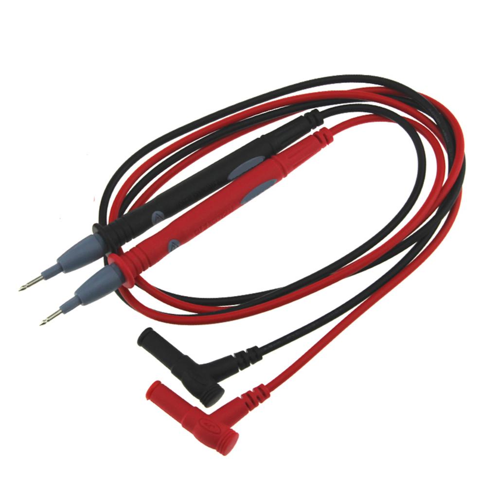 Pt1003 Multimeter-Messleitungen, Universalkabel, 20 A, weicher Silikondraht, Nadelspitze, Tester, Sondendraht, Stiftkabel