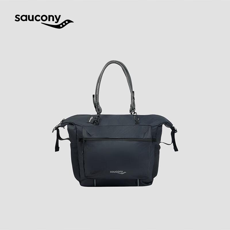 Saucony Unisex Running Shoulder Bag One Size чёрный