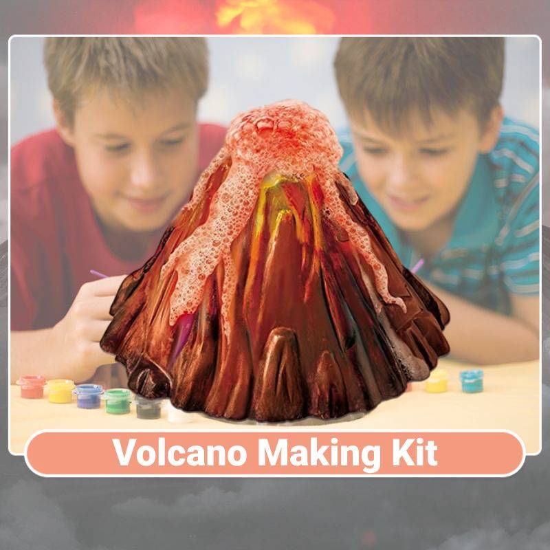 4m Student Kidzlabs Volcano Eruption Making Kit Fun Science Educational Diy Toys