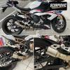 Integrierter Mittelschalldämpfer für S1000RR Motorrad (2019–2025)