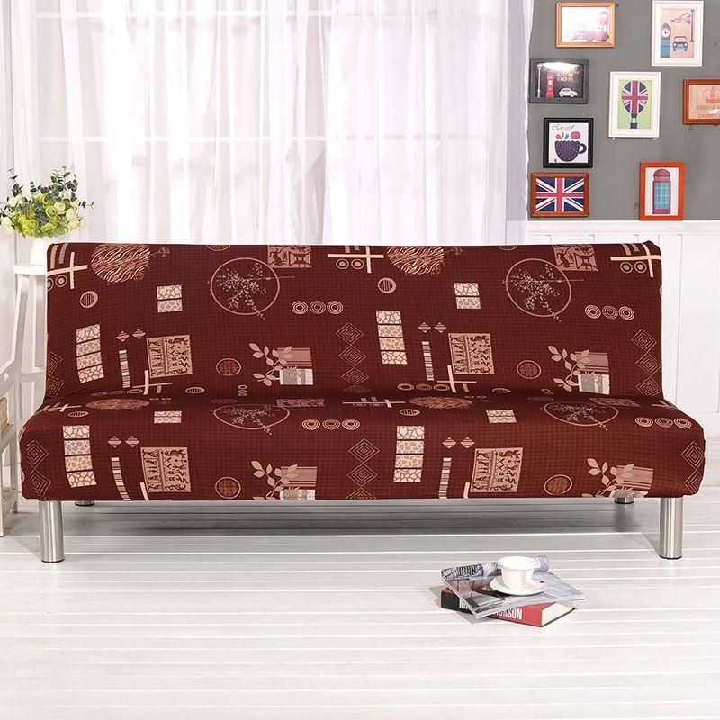 Premium Stretch Elastischer Armloser Schlafsofa Couchbezug Mit Weichem Stoff Und Ausgezeichneter Passform