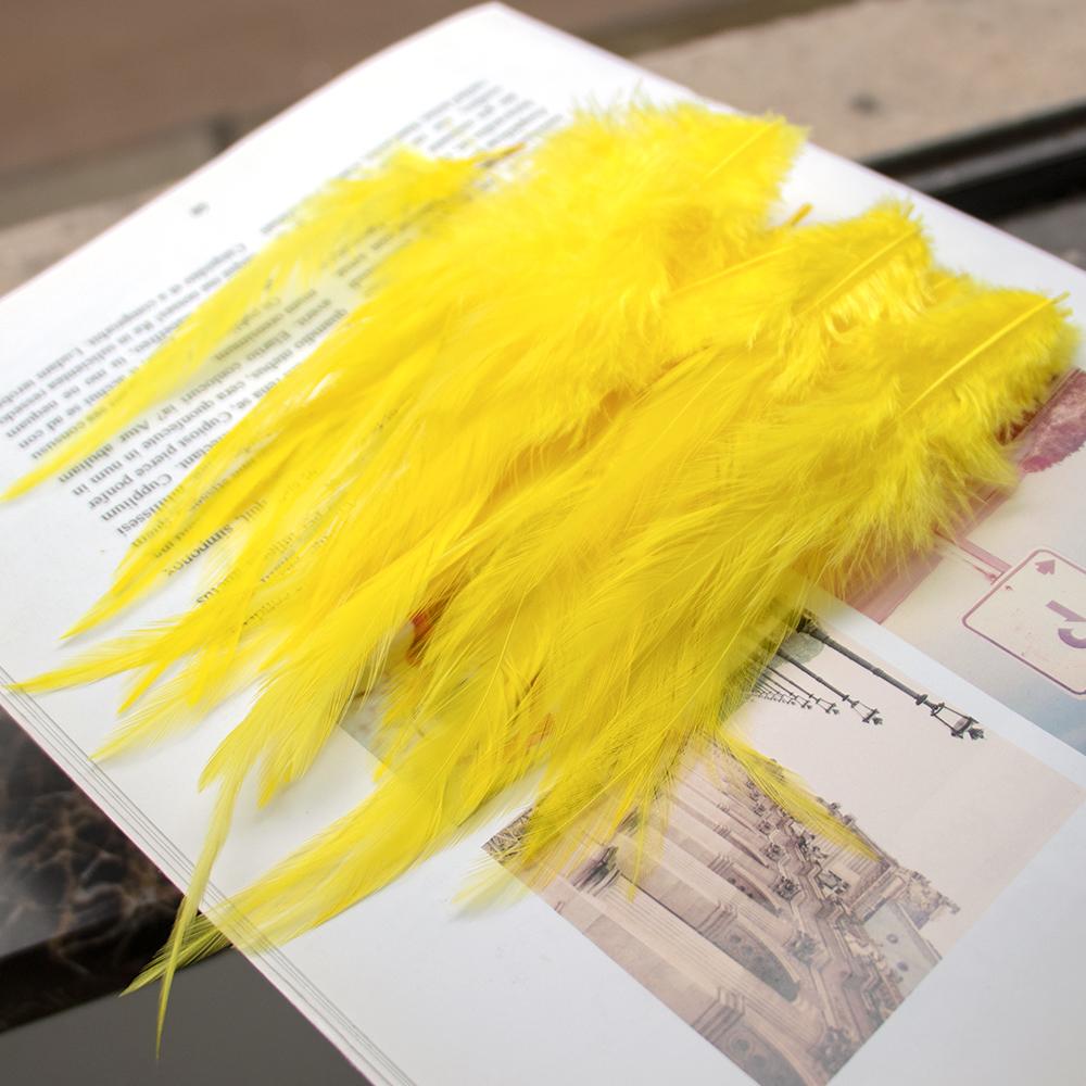 50Pcs High Quality Pheasant Rooster Feather 4-6"/ 10-15Cm Natural Dyed Chicken Plumes for Crafts DIY Jewelry Earring Accessories