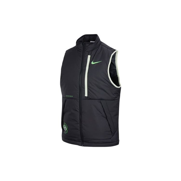 

Nike Large Logo Warm Casual Sleeveless Vest Men Vests Black DO6940-010 M