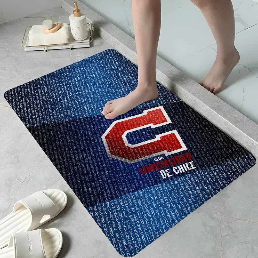 Chile U-University Logo Floor Mat Rectangle Anti-slip Home Soft Badmat Front Door Indoor Outdoor Mat Hotel Decor Mat