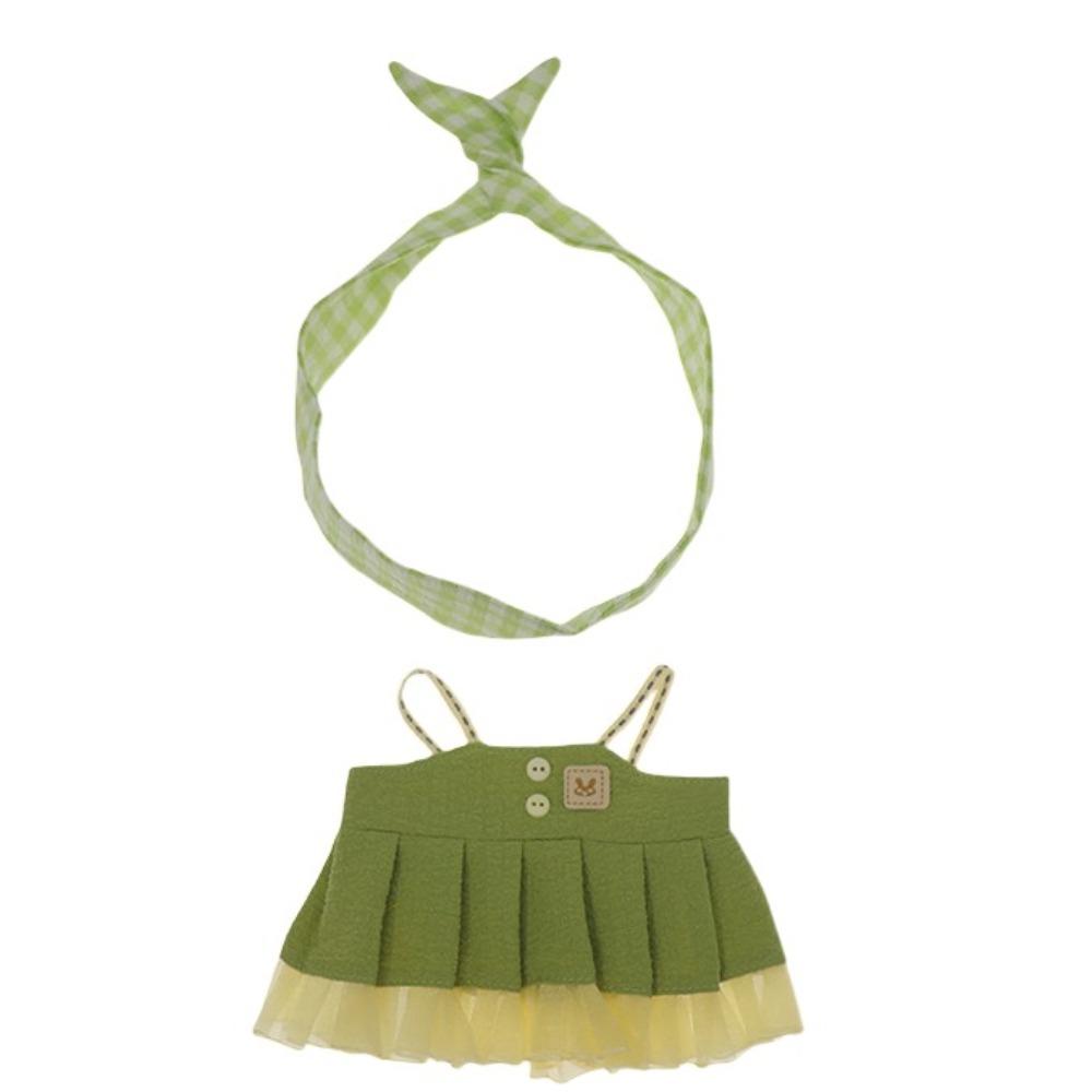 Strap Dress 20cm Cotton Doll Clothes Skirt Plush Doll Clothes Cotton Doll's Dress  Children's Gift