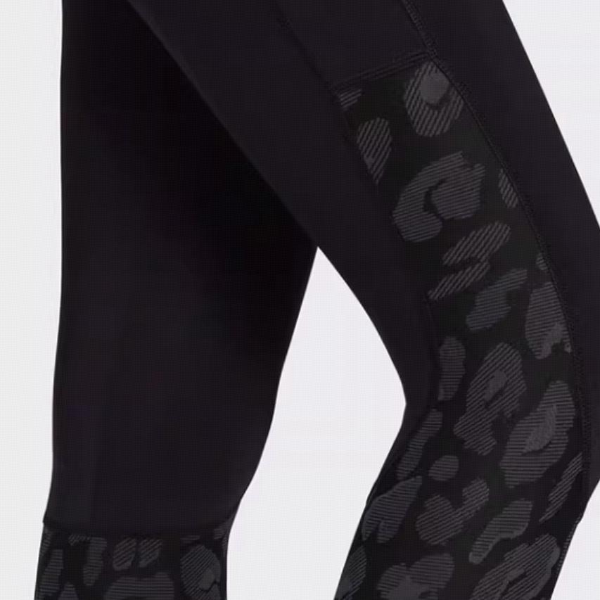 Adidas Truestength Yoga Tights Comfortable Casual Fashion Solid Color Sports Long Pants Women Tights Black FU1589