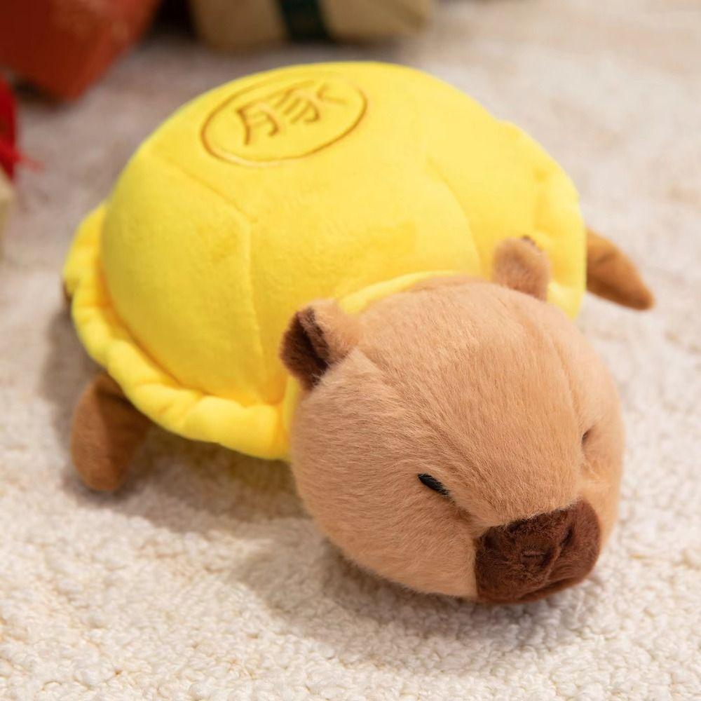 Soft Capybara Plush Toy Collection Turtle Animal Doll Capybara Turtle Plush Pillow  Children Gift