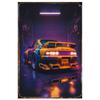 Retro Metal Sign - Classic Car Wall Art for Man Cave, Garage, Home Bar Decor